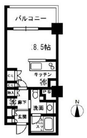 レジディア中落合の物件間取画像